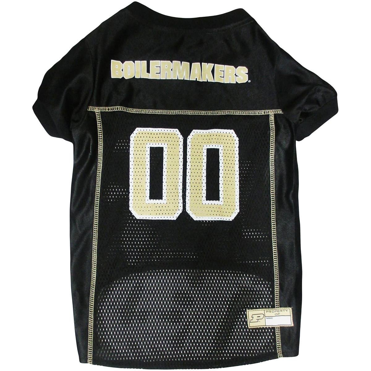 Pets First NCAA College Purdue Boilermakers Mesh Jersey for DOGS & CATS, Large. Licensed Dog Jersey with your Favorite Football/Basketball College