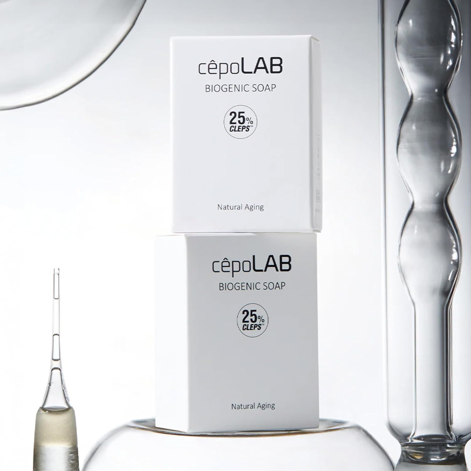 Biogenic Soap with 25% CLEPS®, Gentle Hydrating Cleanser – Cold Processed with Olive Oil, Shea Butter & Lavender Oil, Nourishing Skincare for Face & Body, 3.53 oz - Image 5