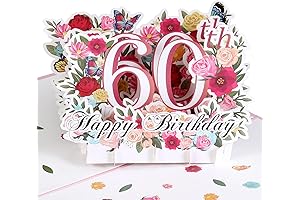 HOMANGA 60th Birthday Card - A Heartfelt Gift for Mom