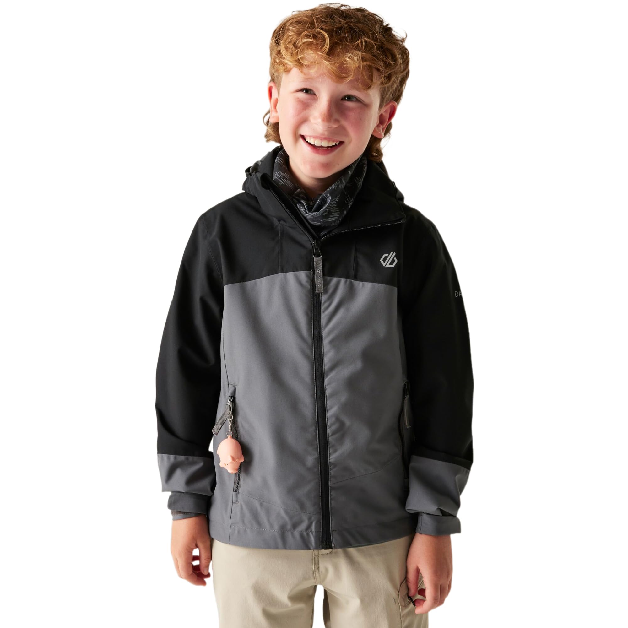 Dare2b Kids Unisex Explore III Hiking Jacket, Waterproof Breathable Walking Coat