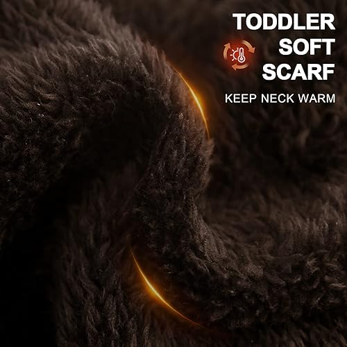 Miniatura 3 de POXIMI Bufanda de invierno para bebé, calentador de cuello para niños, bufandas elegantes y acogedoras para niños y niñas