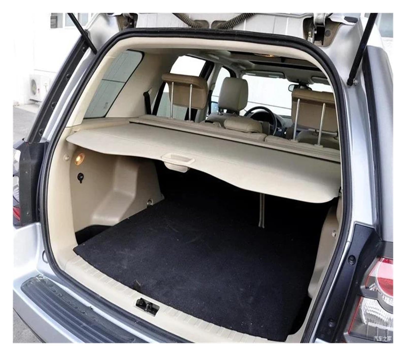 Cubierta de maletero Freelander 2 oculta equipaje con cortina de seguridad beige 7