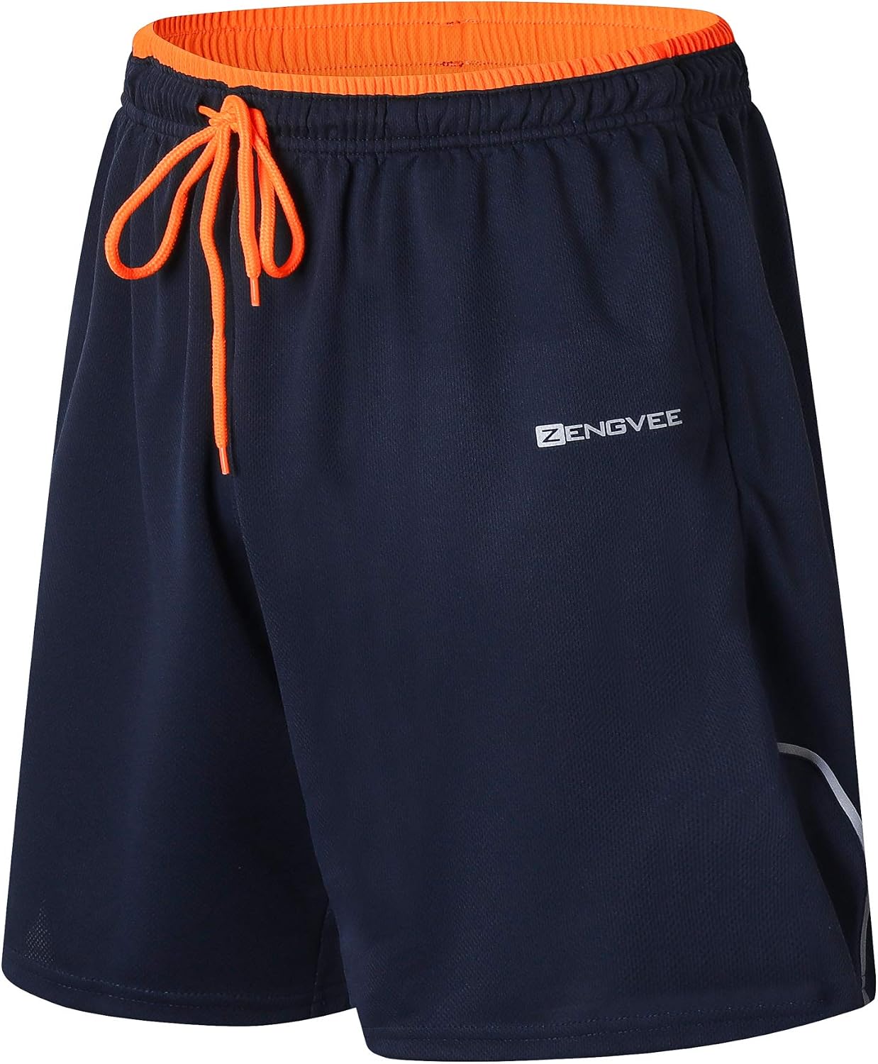 1994Fashion Men's Running Shorts Gym Athletic Shorts with Pockets Quick Dry 7”for Sports,Trainning,Workout