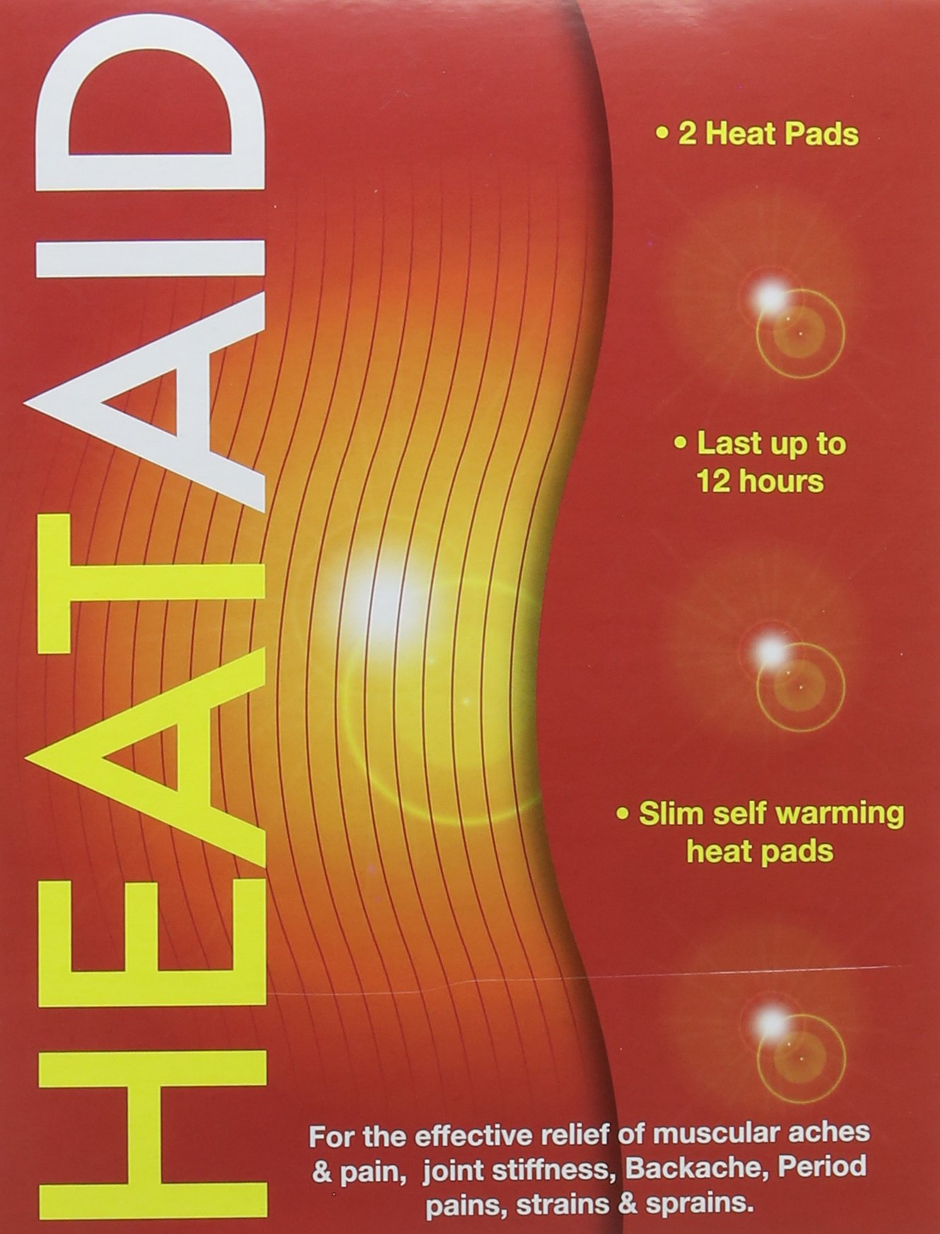 Healthpoint Heat aid x 8 Heat Pads Pain Relief  Muscle Soothing EXPIRES 07/2026