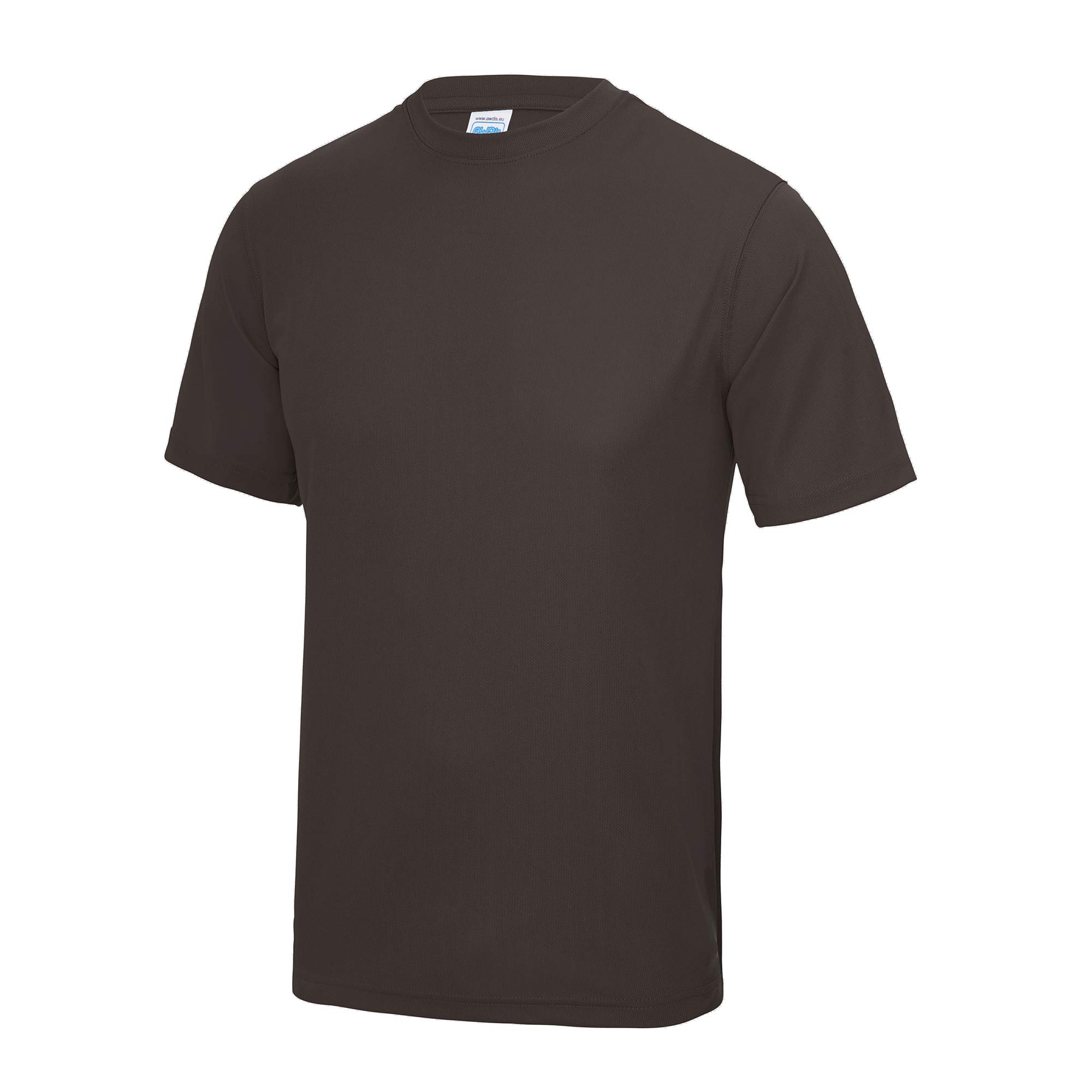 Just Cool Men's Hot Chocolate Performance Plain T-Shirt (Xxl) (Hot Chocolate)