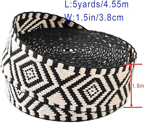 Miniatura 3 de Correa de algodón, correas clásicas de 1.5 pulgadas y 2 pulgadas de alta resistencia, perfectas para manualidades y costura, correa de bolso,