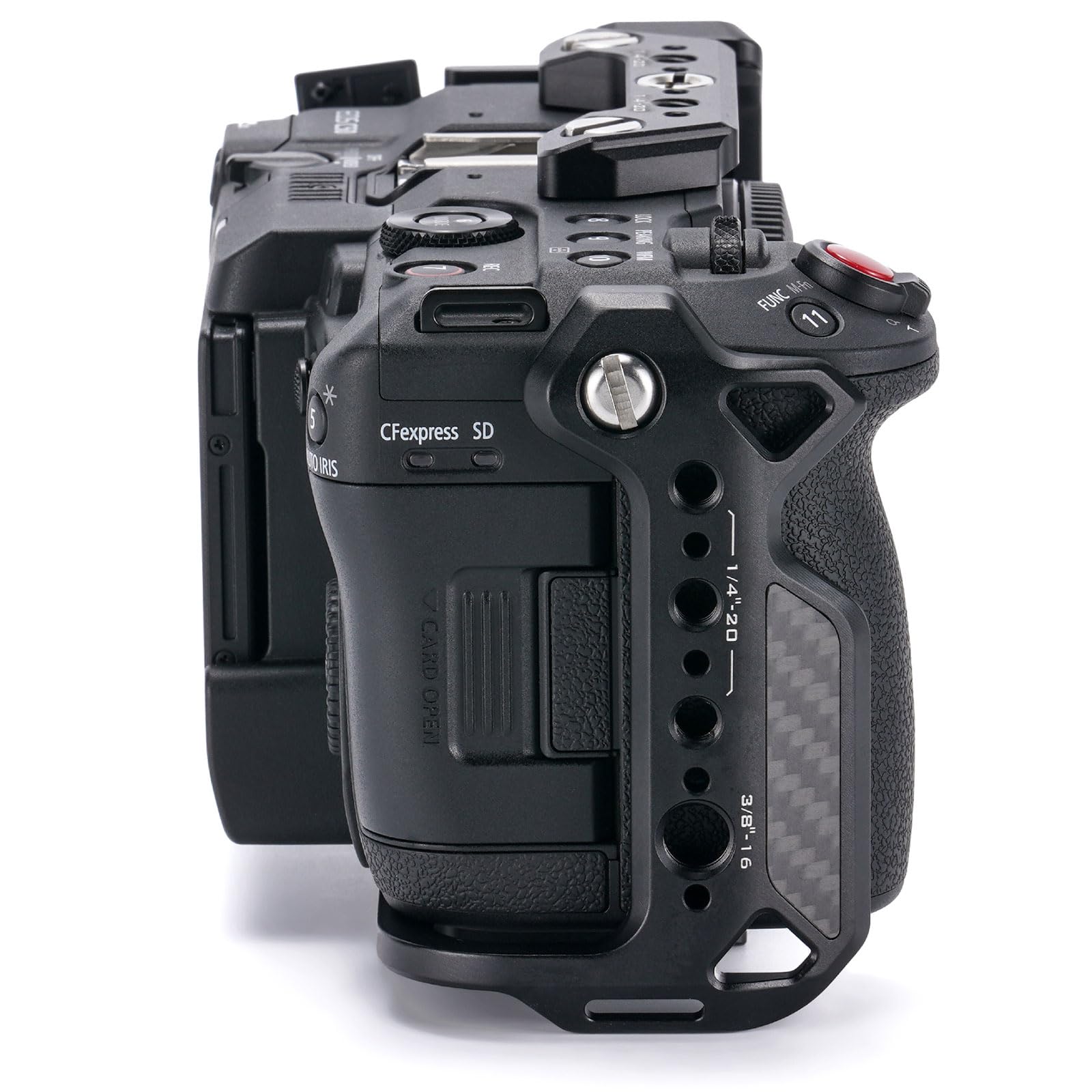Tilta Gabbia C50, Gabbia Completa per Fotocamera Compatibile con C50 con Morsetti per Cavi - Nero - Nero TA-T93-FCC-B