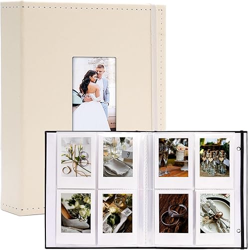 Vienrose Álbum de fotos Instax Mini 208 fotos Polaroid 2 x 3 Álbum de fotos Polaroid, para cámara instantánea Fujifilm Instax Mini 7s 8 9 11 12 25