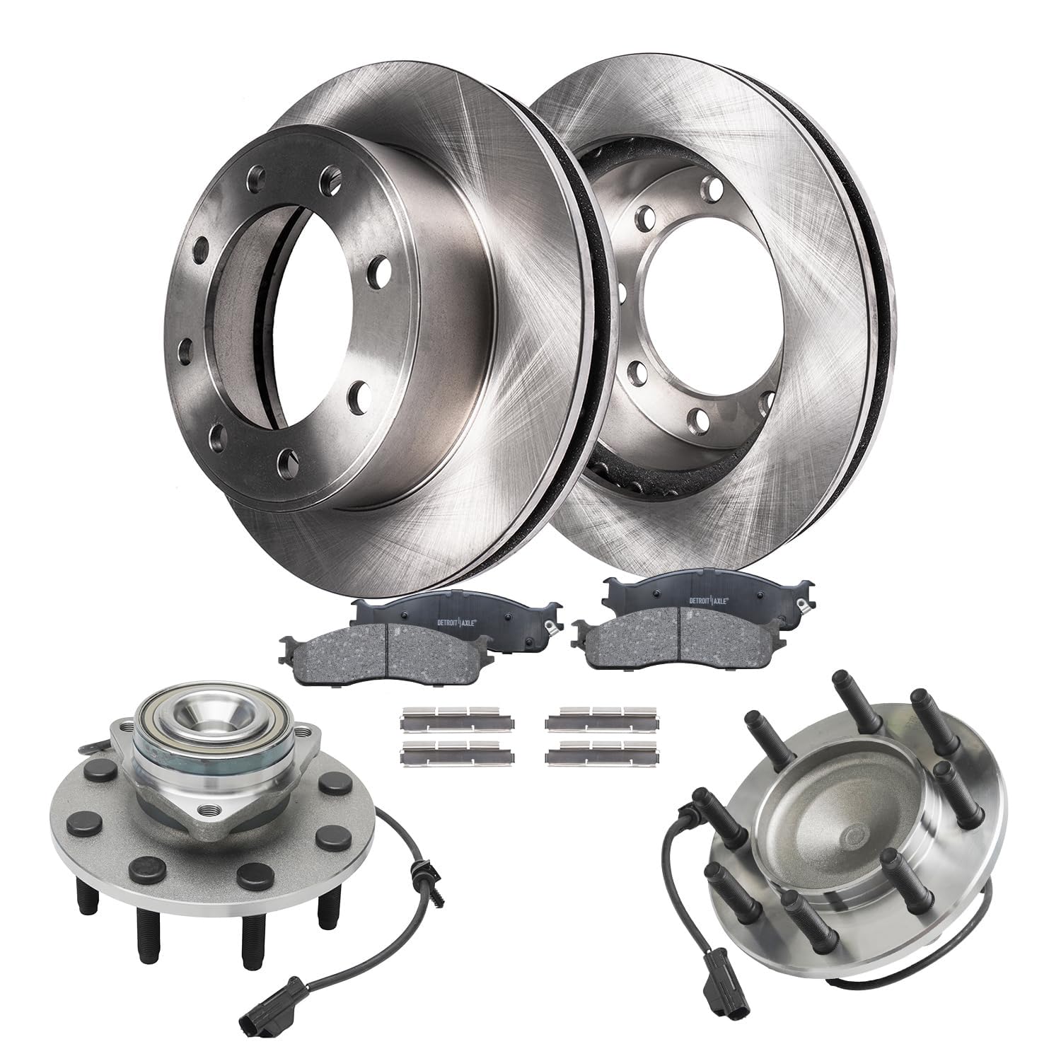 Detroit Axle - 2WD Front Brake Kit for 2003 2004 2005 Dodge Ram 2500 3500