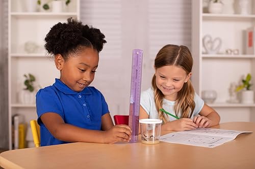 Miniatura 11 de Insect Lore Jardín de mariposas con 10 orugas vivas para bebés, hábitat, alimentador, soportes para tapa Chrys-A, diario de actividades STEM