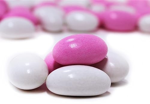 Miniatura 4 de Its Delish, mezcla de almendras de Jordania rosas y blancas por Its Delish, recipiente jumbo de 3.5 libras  Nuez de almendra con revestimiento de