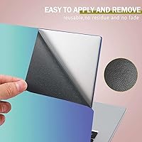 Vista 4 de RICHEN - Calcomanía para portátil de 12, 13, 13.3, 14, 15, 15.4, 15.6 pulgadas, protector adhesivo para portátil, fácil de aplicar, quitar y cambiar