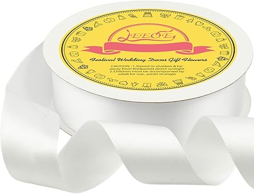 Miniatura 713 de Cinta de satén verde esmeralda de doble cara de 1-1/2 pulgadas x 50 yardas, cinta de poliéster verde esmeralda para envolver regalos, muy adecuada