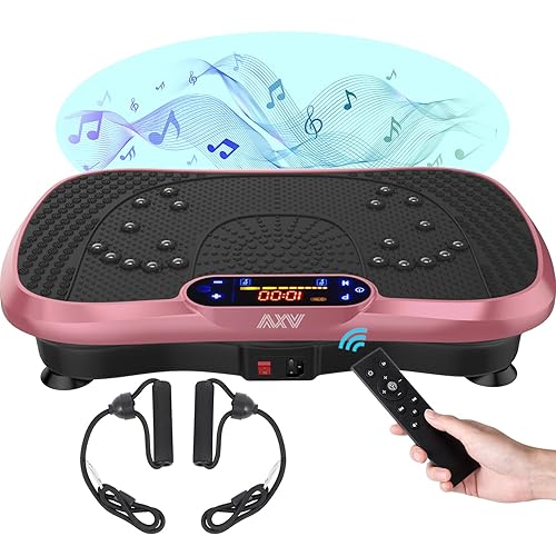AXV Vibration Plate Fitness Platform Exercise Machine Full Body Shaker Workout Vibrate Stand Shake Board