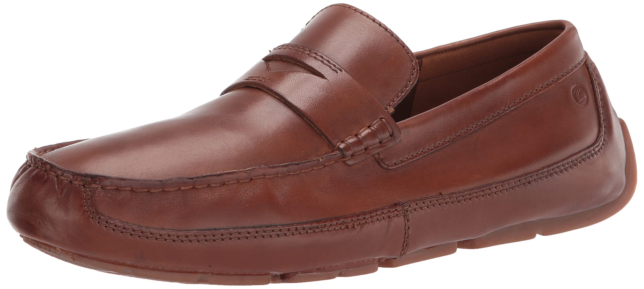 ClarksMen's Markman Way Loafer Dark Tan Leather 11, 44.5 EU