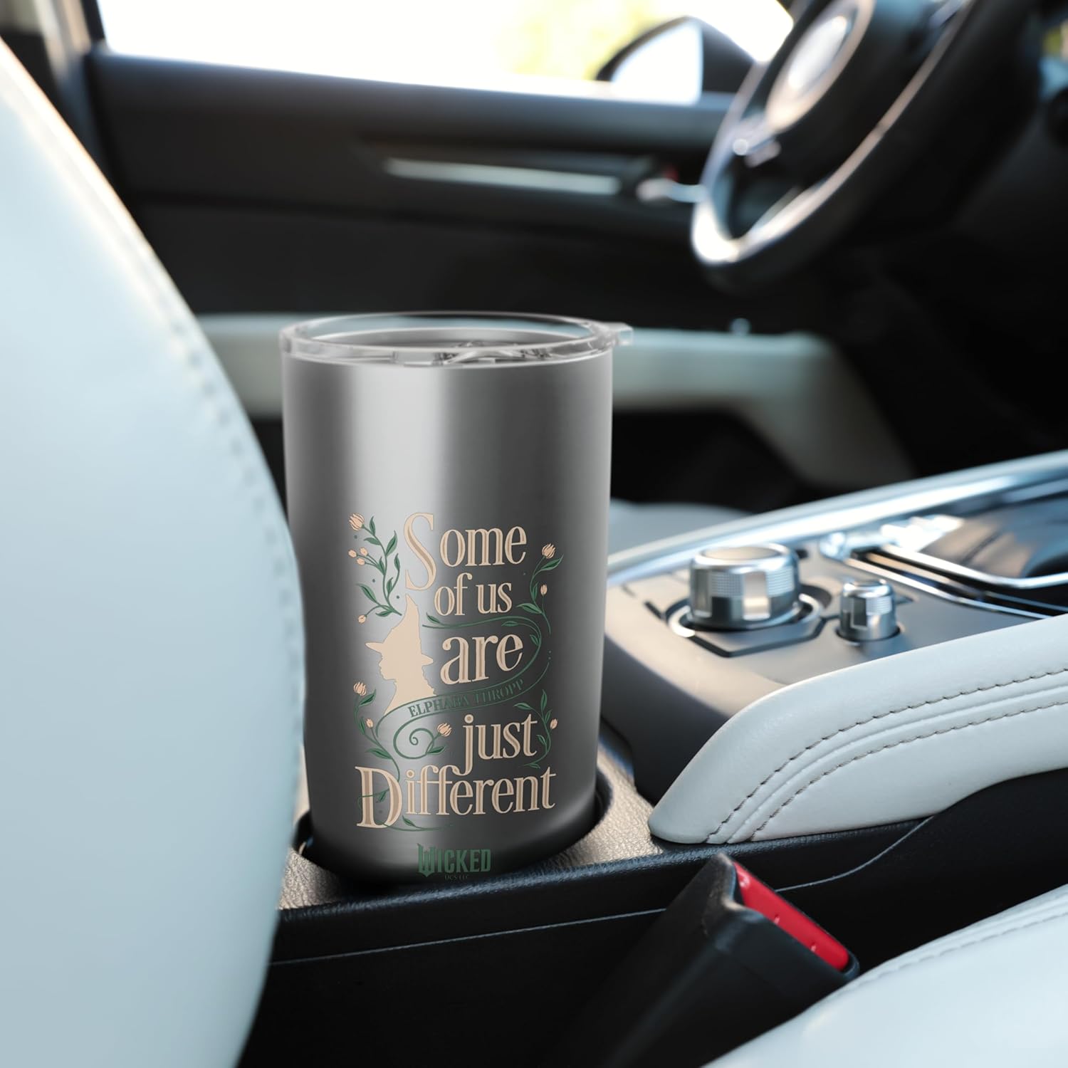 Wicked Some Of Us Are Just Different Elphaba Thropp Stainless Steel Insulated Tumbler - Image 6