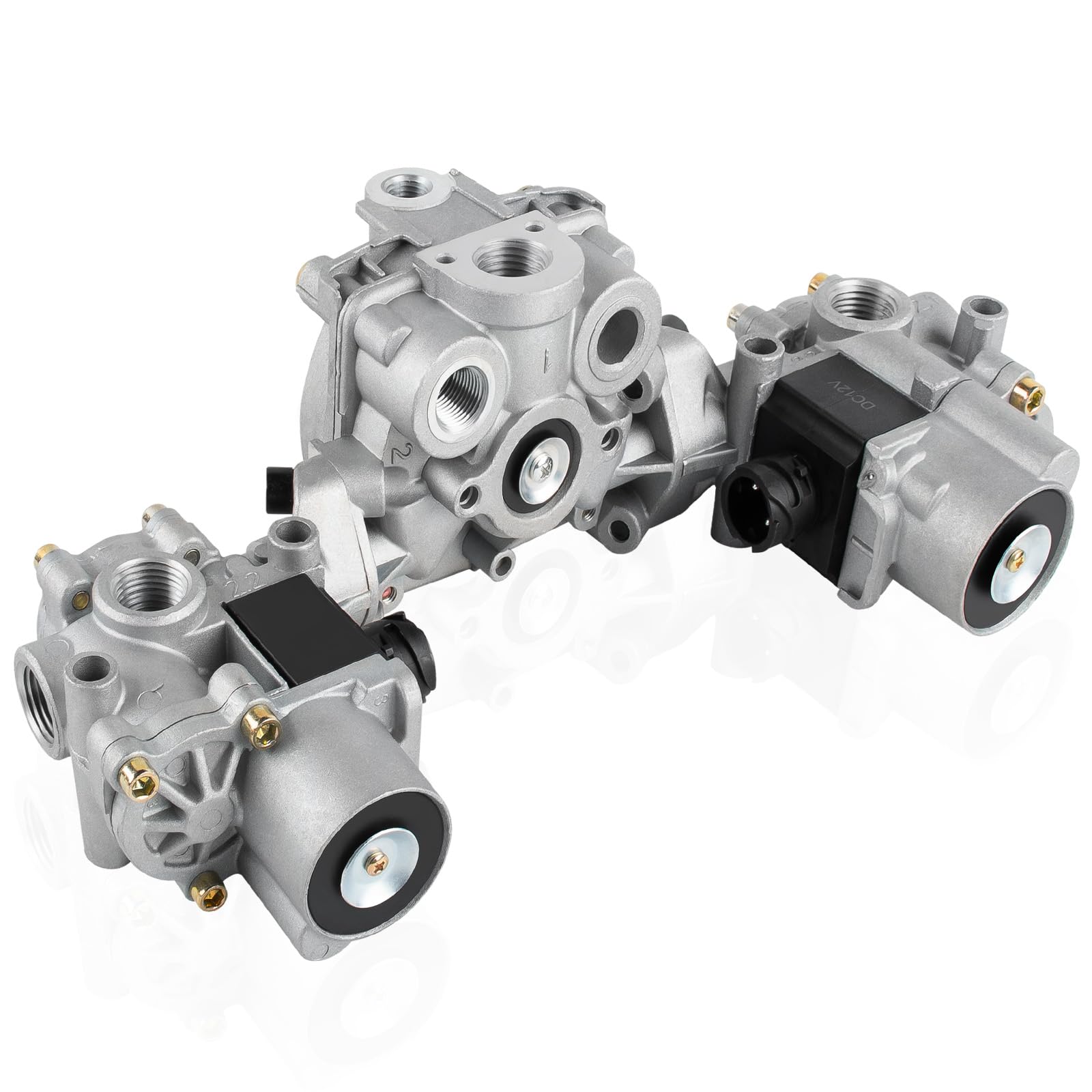 Photo 1 of 4725001230 Rear ABS Valve Modulator Package Compatible with Wabco Replace S4725001230, TDAS4725001230, S472-500-123-0, 8235-S4725001230, 6300-4725001230, WAB4725001230, 4725001209, S4725001230