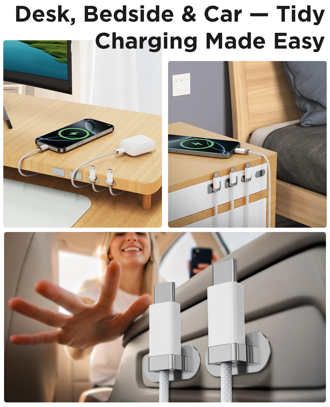 Magtame Cavo USB C, 240 W, magnetico da USB C a USB C da 1 m, in nylon intrecciato da 5 A, ricarica rapida per laptop USB C