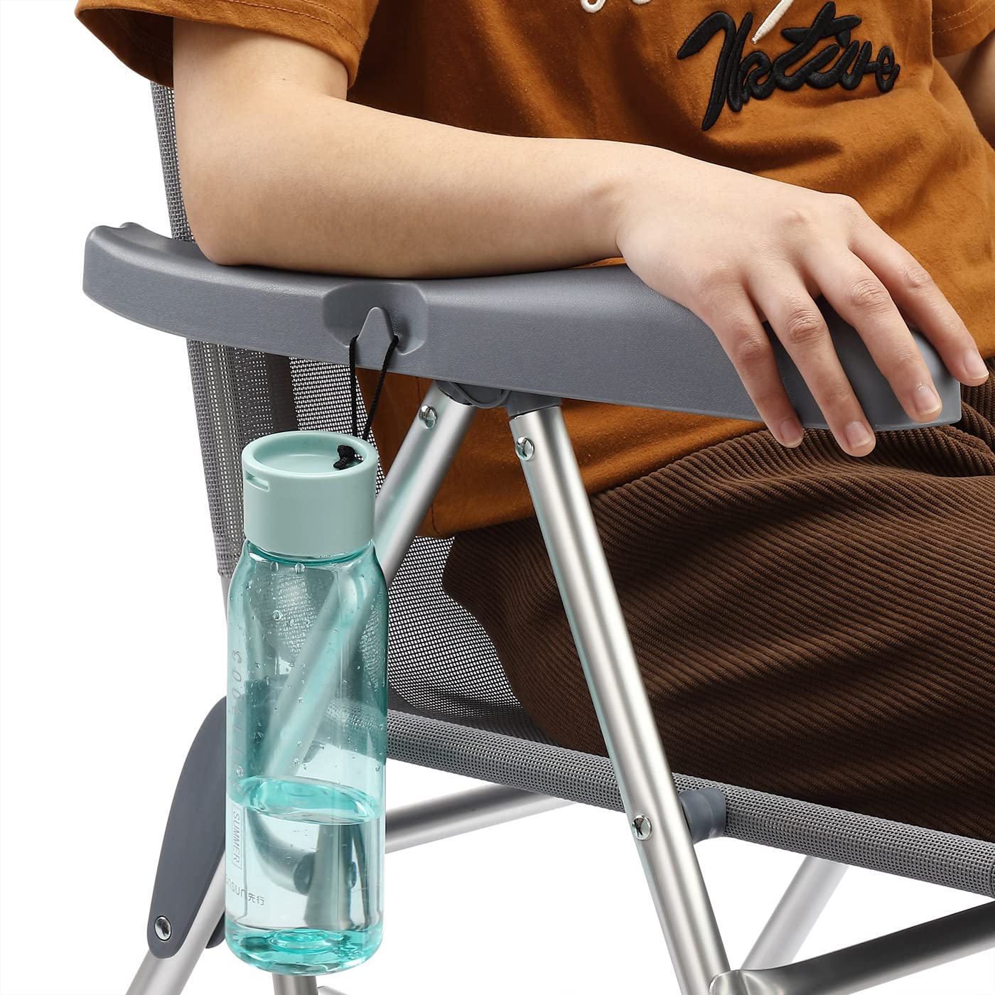 Casaria® Set da 2 Sedie da Giardino Sdraio Reclinabile 7 Livelli Tessuto Traspirante Sedie Campeggio