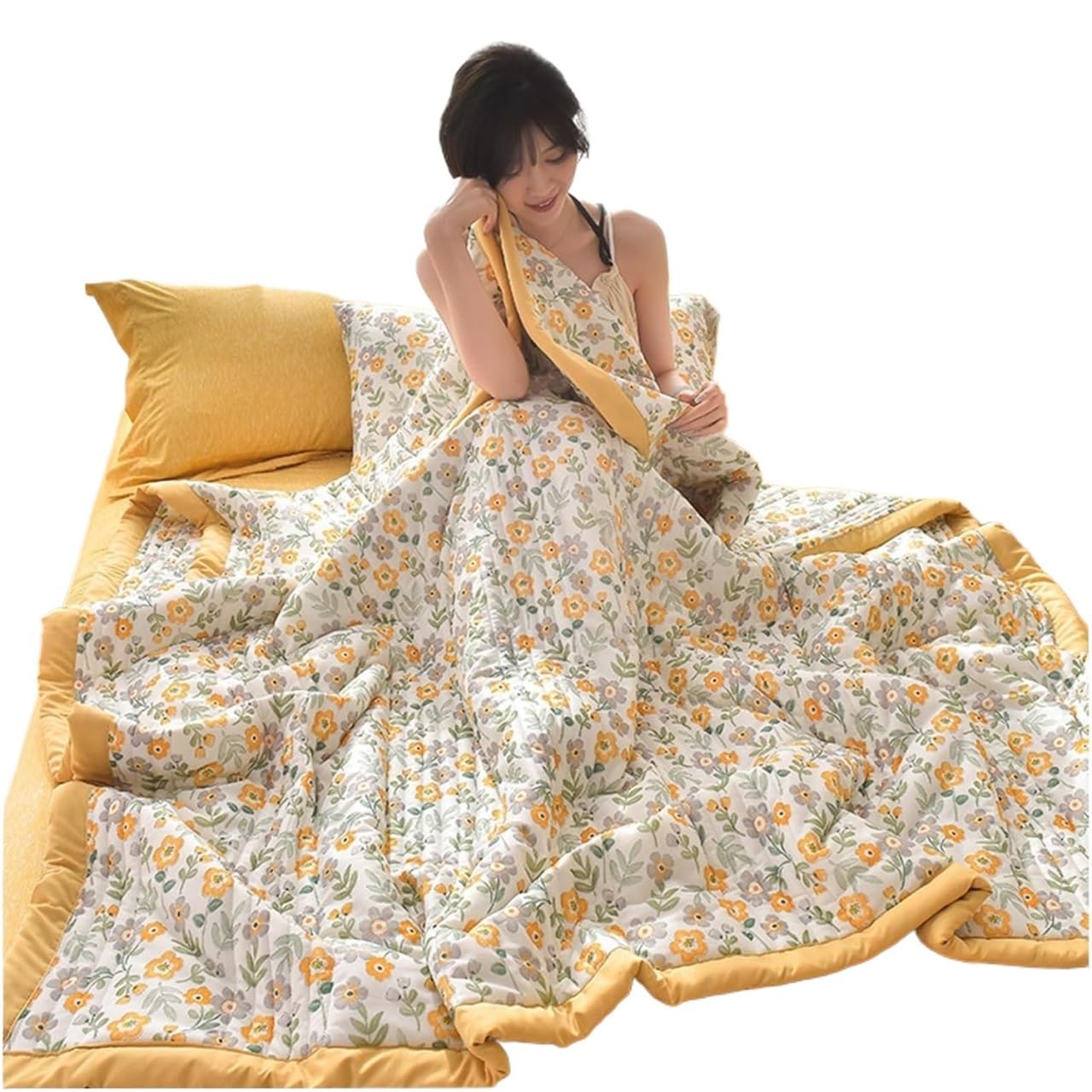 ETUELNOPT Cooling King Duvet for Summer， Summer Cool Sleep. Blanket Multicolor Multiple Sizes(E,180x200cm)