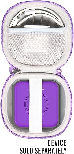 Miniatura 3 de Alltravel Cargador de viaje inalámbrico para estación de carga 3 en 1 compatible con UCOMX Nano Hicober, Iseyyox, IMPUVERS, RTOPS, Ankilo (morado)