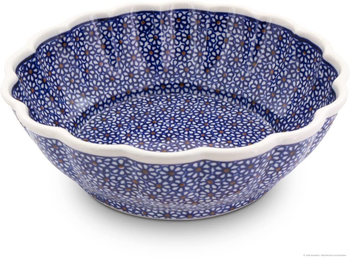 Poterie polonaise bol ondulé Florence pour de grands repas de famille