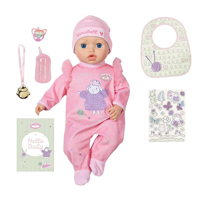 Foto 2 de 8 de Baby Born - Muñeca Interactiva 43 cm Annabell Baby Born