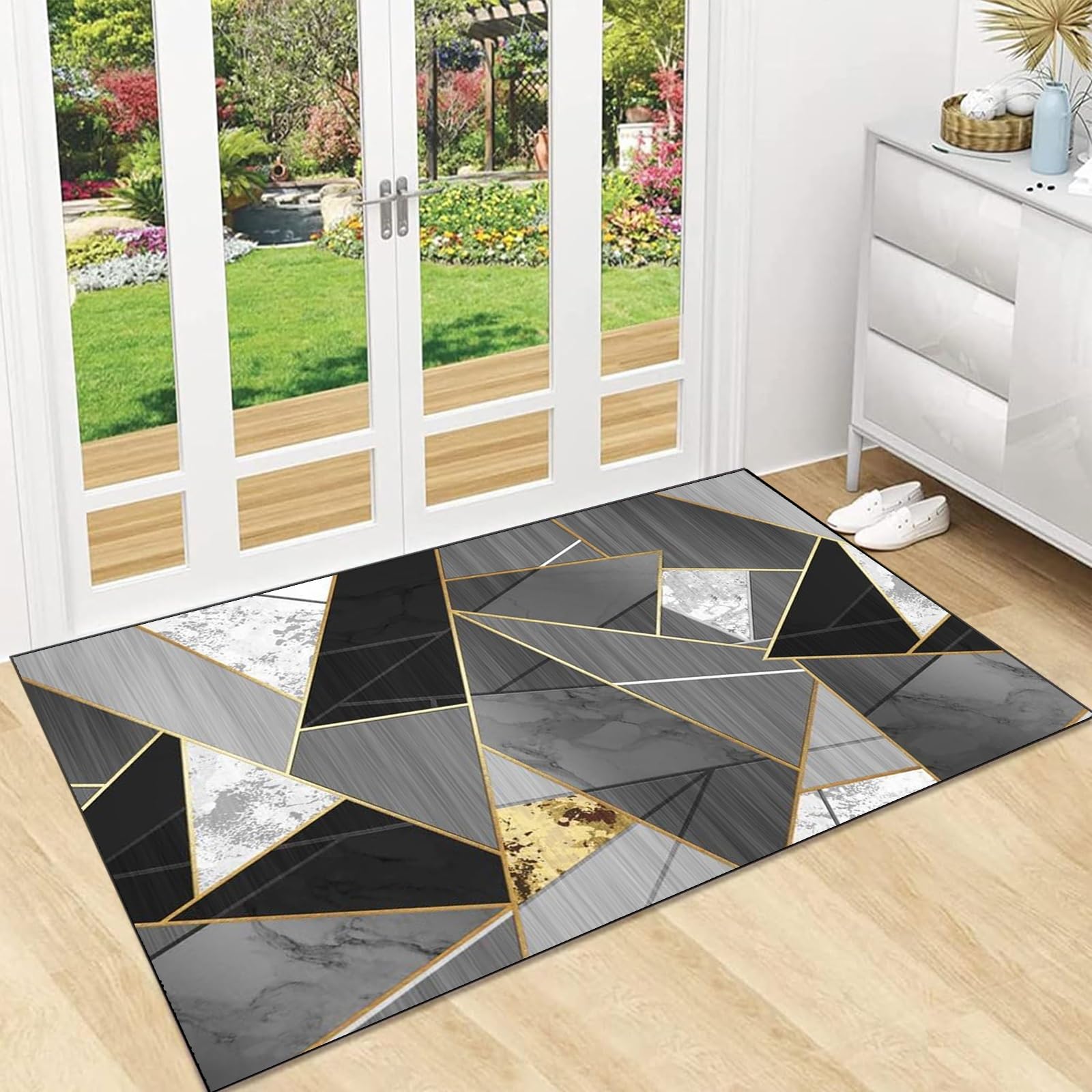Alfombra lavable y antideslizante ideal para proteger suelos de madera