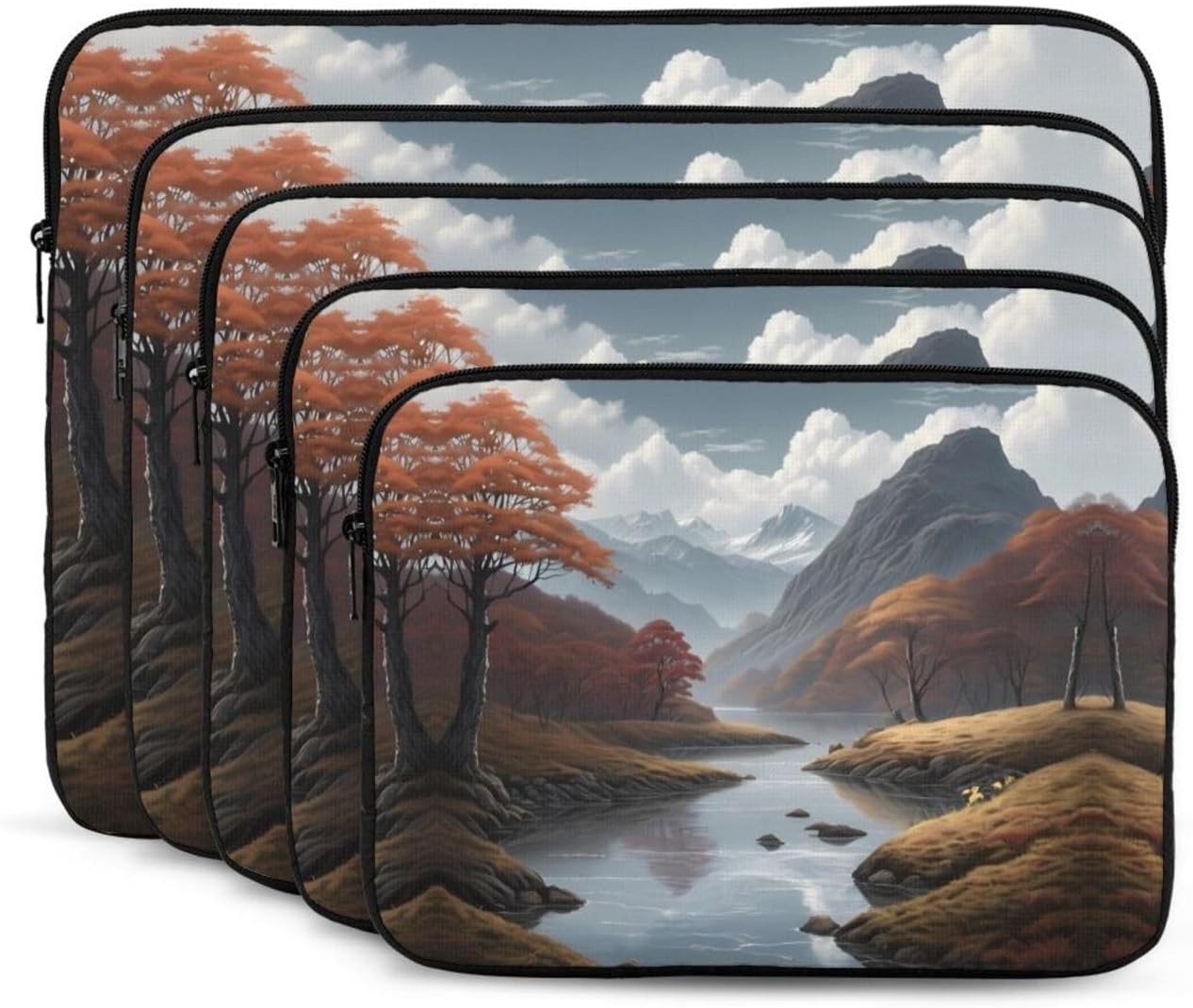 Silent Valley Printed 13 inch Laptop Case, Business/Office Commuter Laptop Case image 2