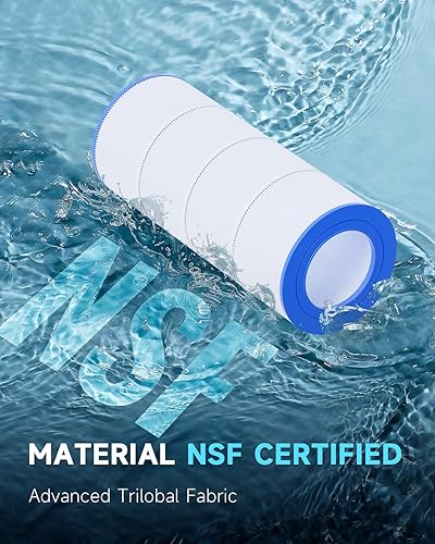 Miniatura 2 de AQUALTRA Filtro de piscina compatible con CC100, C-9410, CCRP100, PAP100, PAP100-4, Ultral-C3, R173215, FC-0686, 100 pies cuadrados, 23 58 pulgadas