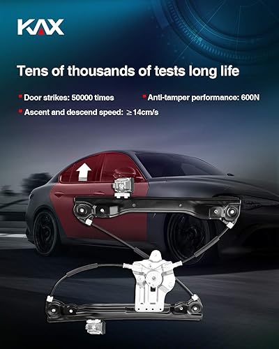 Miniatura 4 de KAX 749-974 Elevalunas eléctrico sin motor delantero izquierdo del lado del conductor, repuesto de equipo original compatible con Cruze 2011 2012