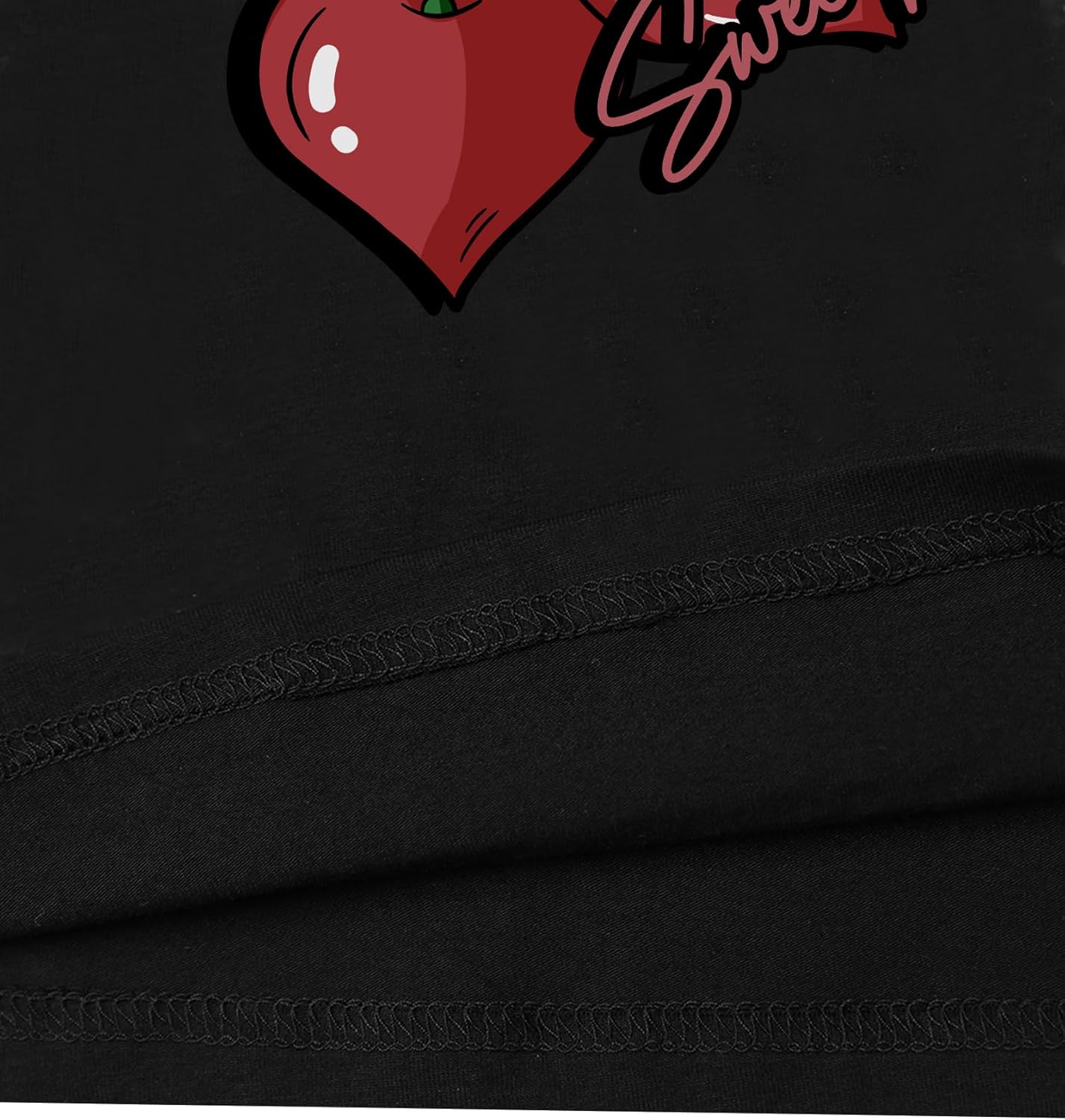 Hilinker Womens Graphic Off Shoulder Crop Tops Asymmetrical Short Sleeve T Shirt Loose Casual Tee - Image 5