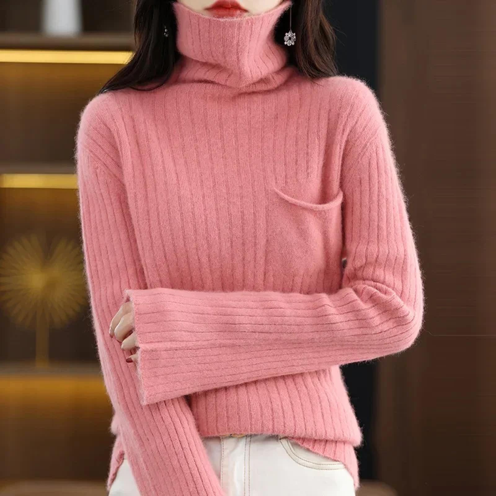 Maglione Felpe con Cappuccio Hoodies Pullover Sweatshirt Uomo Donna Maglione Donna XL Cammello