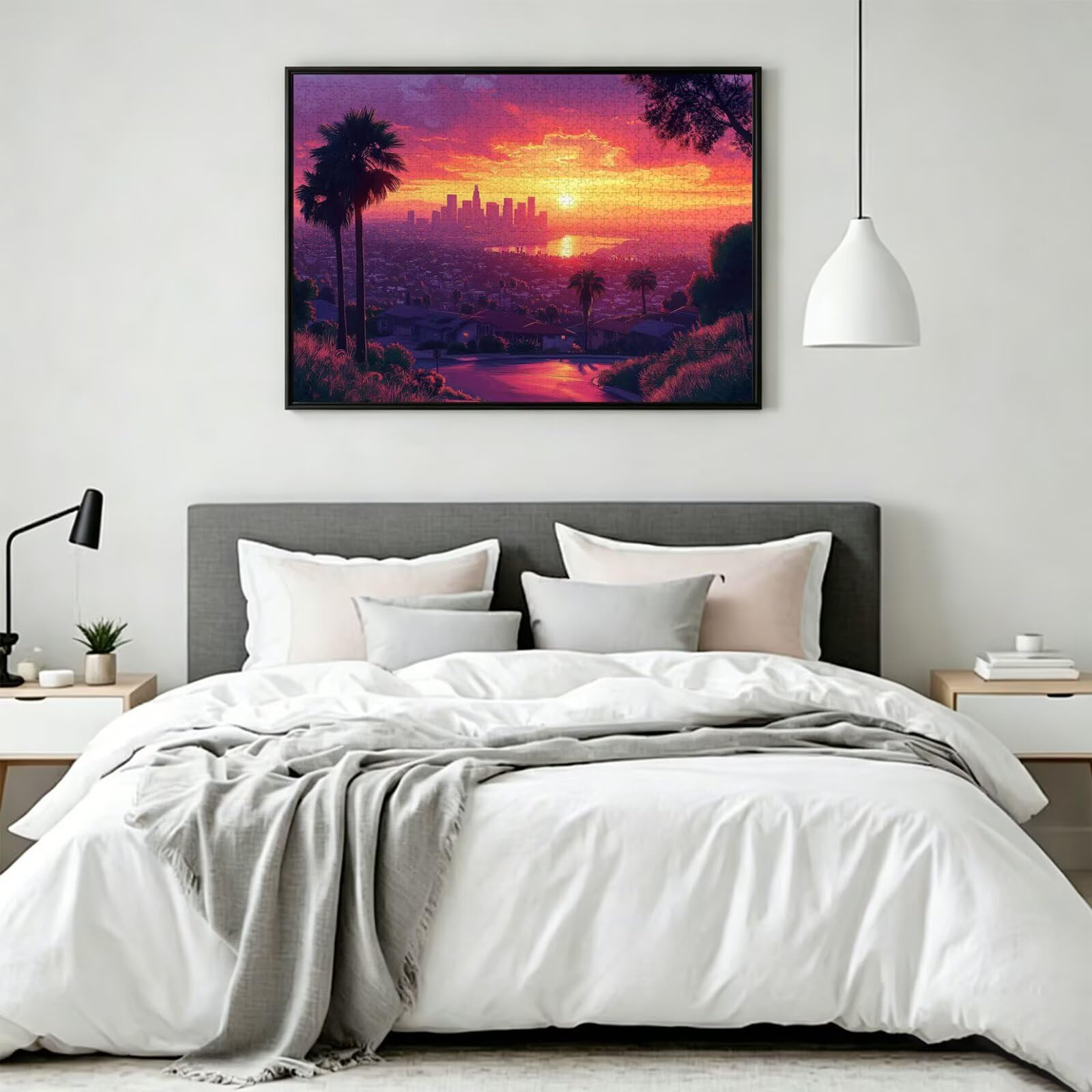 Puzzle 6000 Pezzi Città Puzzle Classici per Gioco Familiare, n-18 | Impossibile Puzzles, Intrattenimento Creativo, Rilassamento Intelligence, Regalo per Amore e Amico, Home Decor, Sole calante