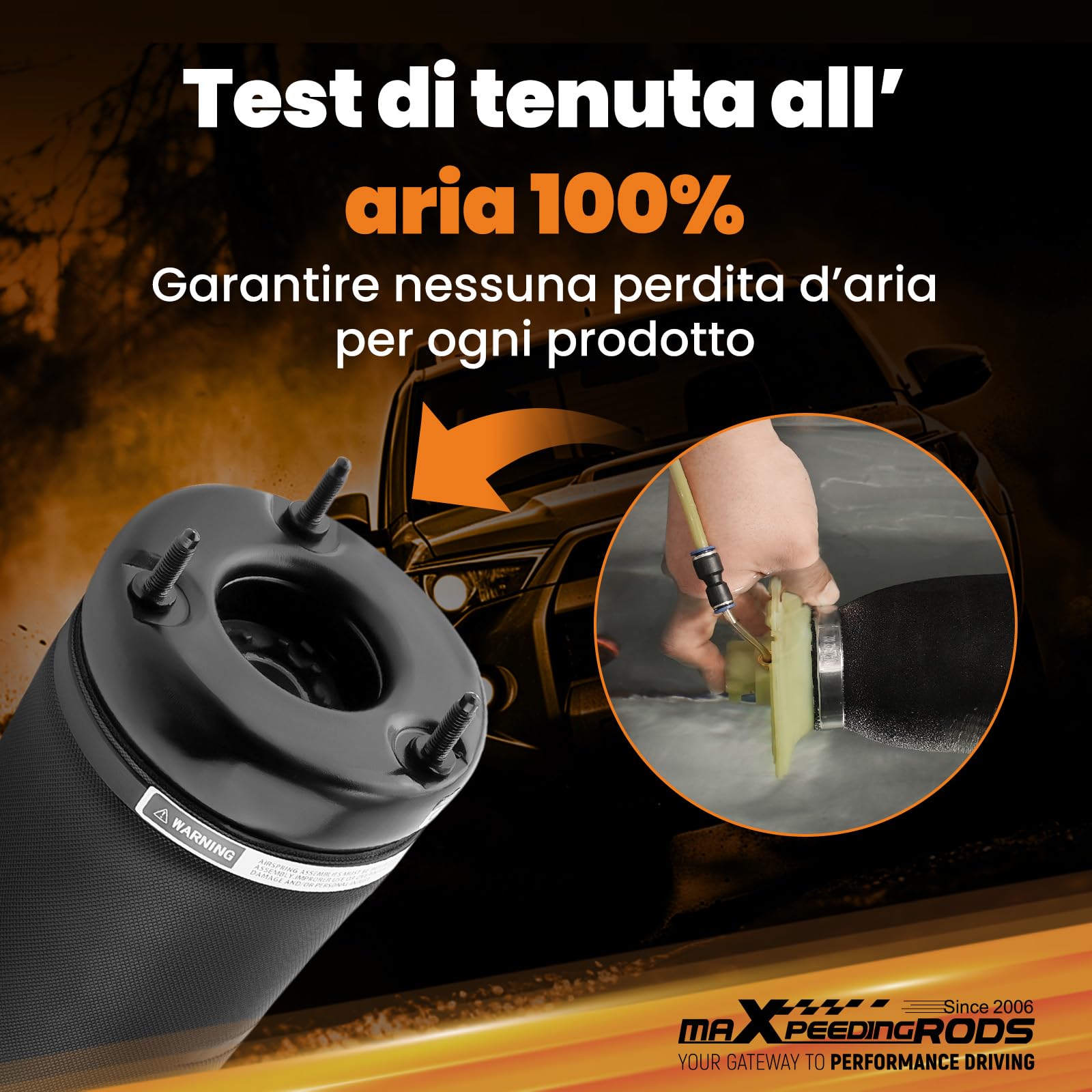 maXpeedingrods Anteriore per Mercedes ML GL W164 X164 Sospensioni Pneumatiche Molla Ad Aria