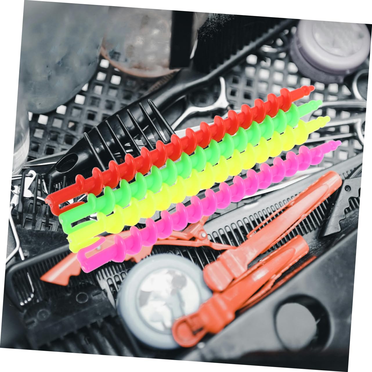 52pcs Spiral Hair Perm Rods Set for Cold Perms and Styling Curlers for Hair Includes Small and Large Rods Hairdressing Tools for Women