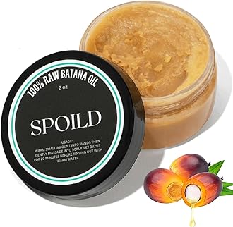 100% Raw Batana Oil, Spoiled Batana Oil for Hair Growth, Raw Batana Oil Hair Treatment Butter Cream Prevents Hair Loss Thicker Stronger Healthier Hair Shine Treatment 2oz，3pcs