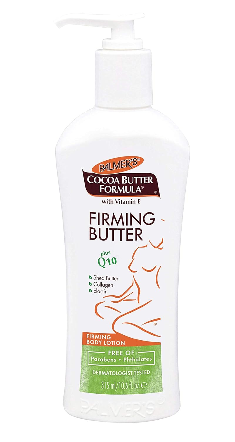Palmer's Cocoa Butter Formula with Vitamin E + Q10 Firming Butter Body Lotion | 10.6 Ounces (Pack of 4)