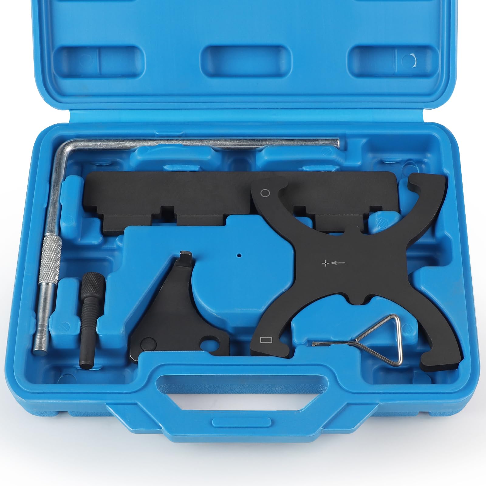 lalago 7 Pezzi Utensili per Albero a Camme, Attrezzi di Regolazione Motore, Strumento di attrezzo di Messa in Fase, Bloccaggio a Camme del Motore Compatibile con Ford 1.6vct-Ti per Focus per Mazda