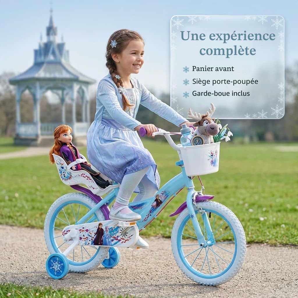 Huffy TOIMSA Vélo 16" Frozen 5/8 Ans