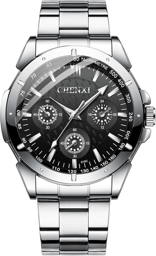 Amazon | 腕時計 レディース ステンレス 防水 シルバー: アナログ表示