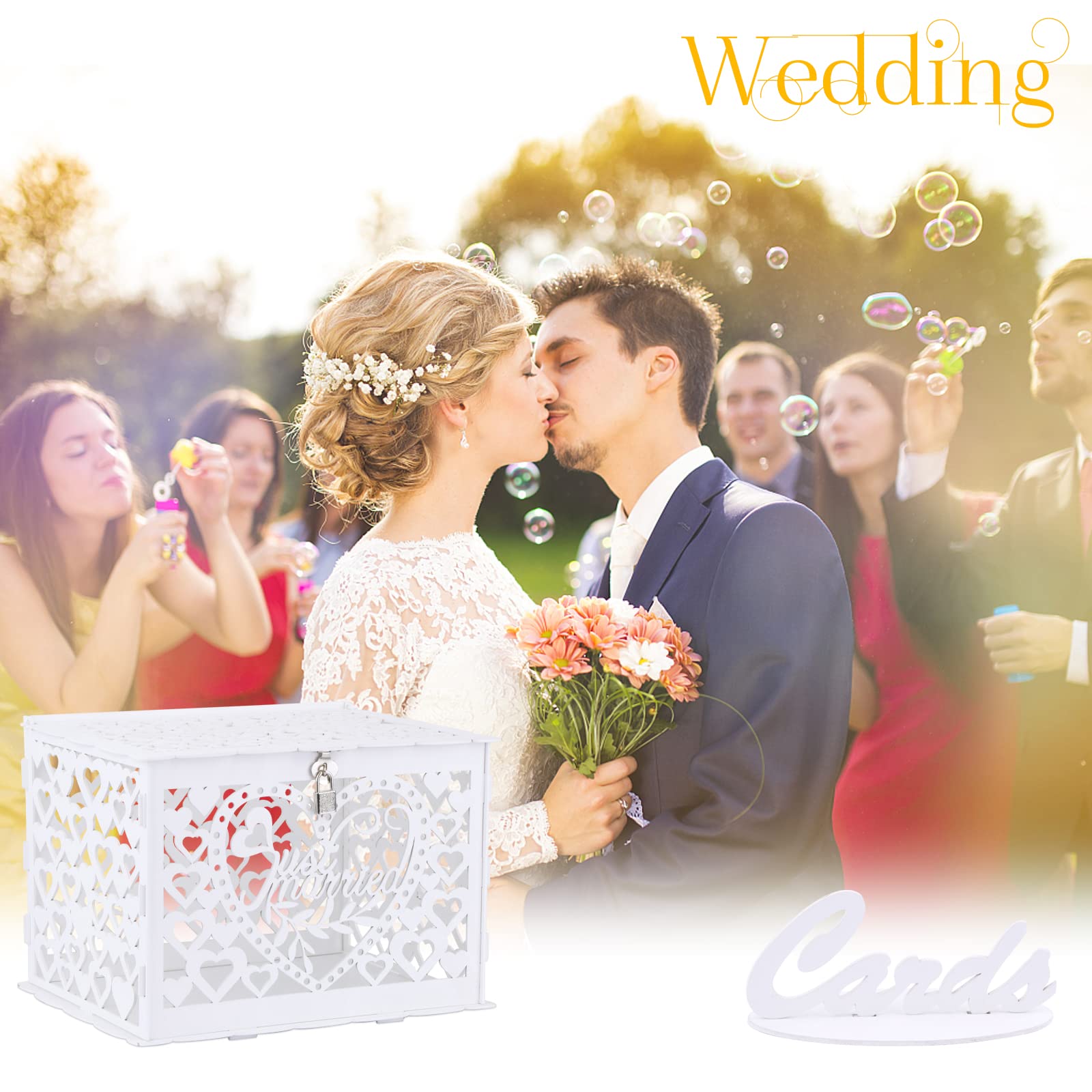 Buste Per Carte URN Per Matrimonio Scatola Per Carte Con Serratura