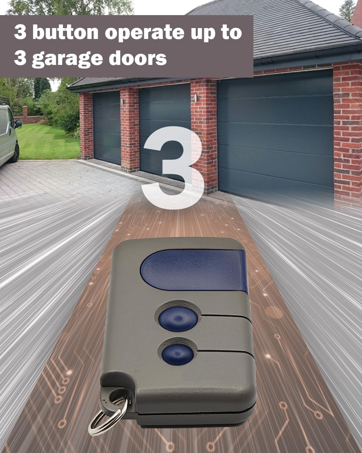 for 41A5021 41A5389 41A5483 41A5507 041A5629 41A5635A 41A4315-7C 41D4674-10H HBW1127 HBW1255 for LiftMaster Chamberlain Sears Craftsman Garage Door Opener Remote (2 Pack)