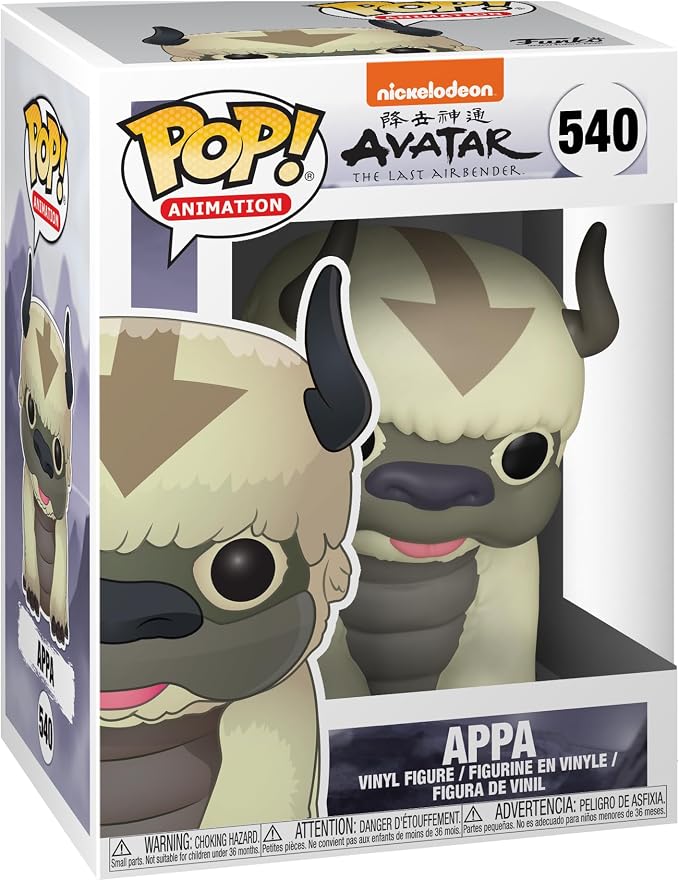 Amazon.com: Funko POP! Animation: Avatar - Appa, Multicolor, Standard ...