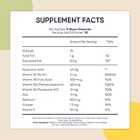 Vista 4 de Moerie Suplementos definitivos para el crecimiento del cabello para mujeres y hombres, para cabello, piel, uñas, vitaminas con biotina y minerales