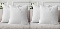 Vista 8 de MIULEE Relleno de almohada de 12 x 12 pulgadas, rellenos de almohada decorativos cuadrados, formas de almohada esponjosas de primera calidad