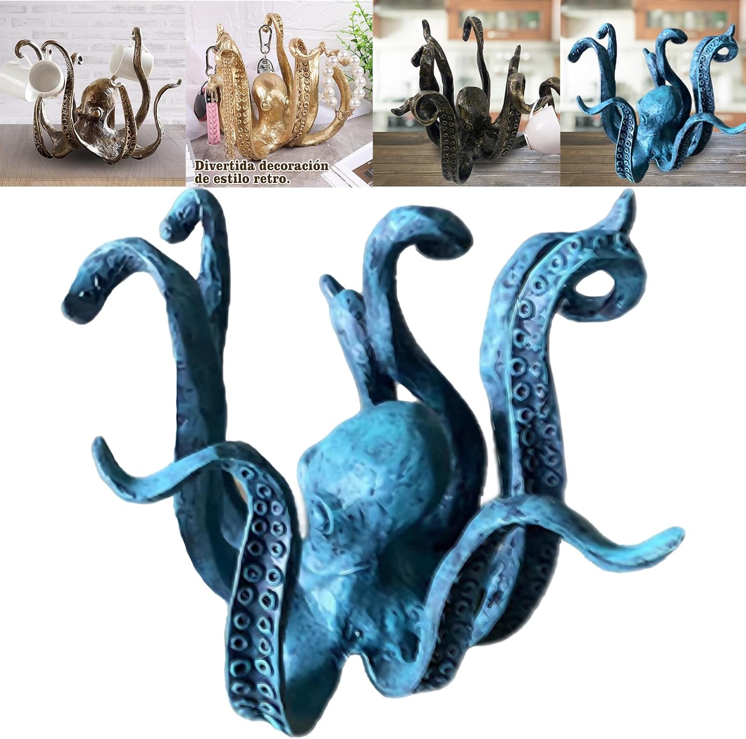 Lyxyreo Octopus Mug Holder Octopus Coffee Mug Holder for Counter Top Octopus Cup