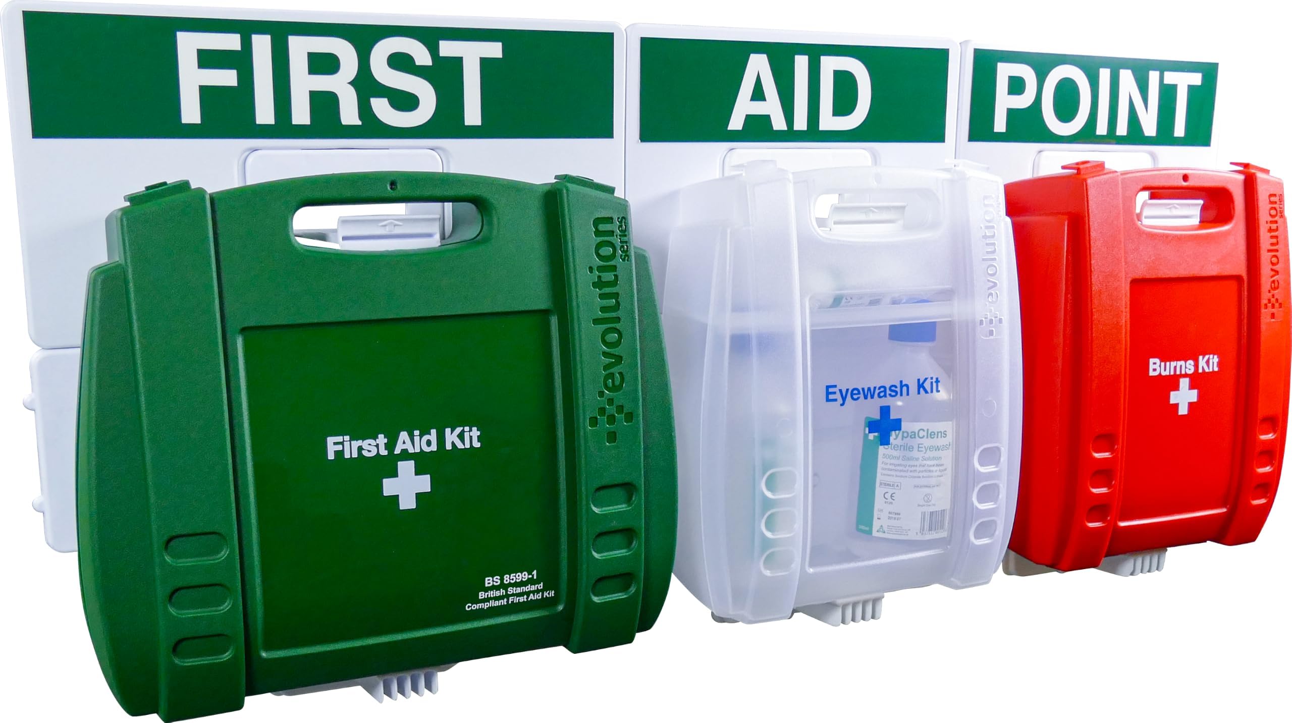 Evolution First Aid, Eye Wash & Burns Point, Large, 43cm x 91cm