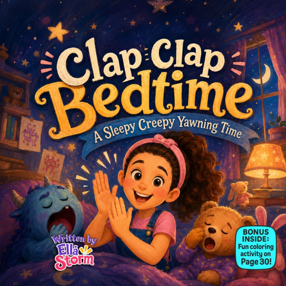 Clap-Clap Bedtime: A Sleepy Creepy Yawning Time – A Gentle Rhyming Bedtime Story for Toddlers
