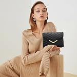 KKXIU Women Formal Vegan Leather Evening Envelope Clutch Purses and Handbags for Party Wedding Prom Bridal